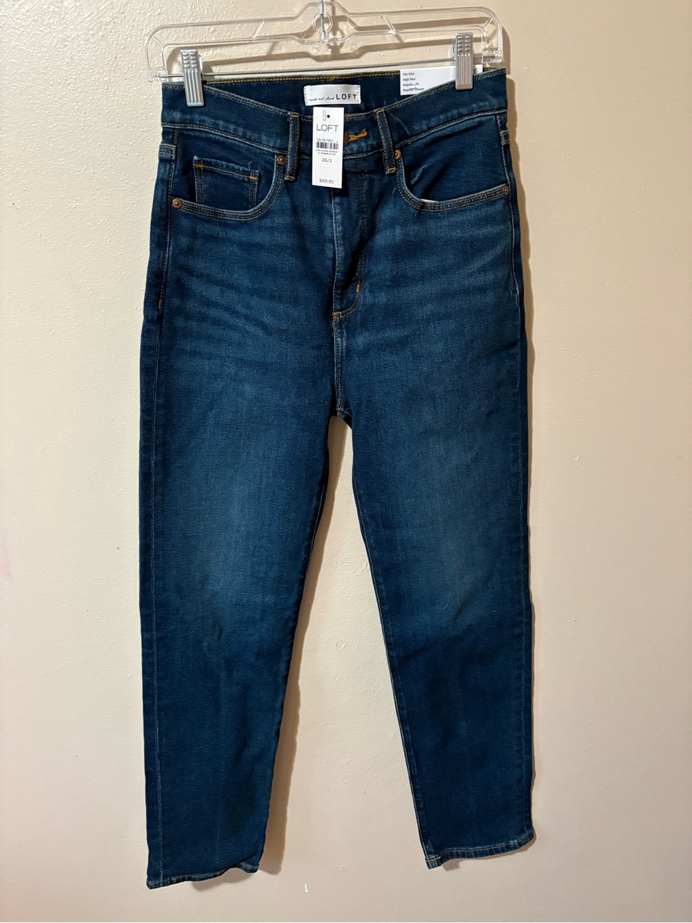 LOFT The Slim High Rise Jeans Womens size 26/2 NWT!!!